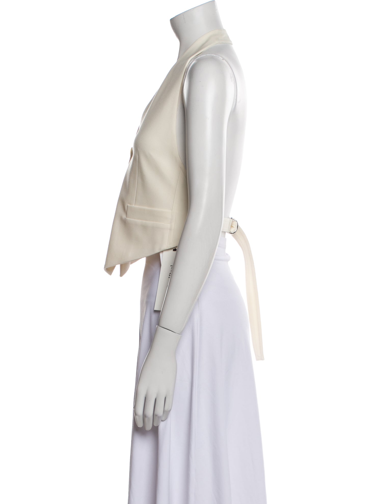 Helmut Lang V-Neck Sleeveless Crop Top w/ Tags