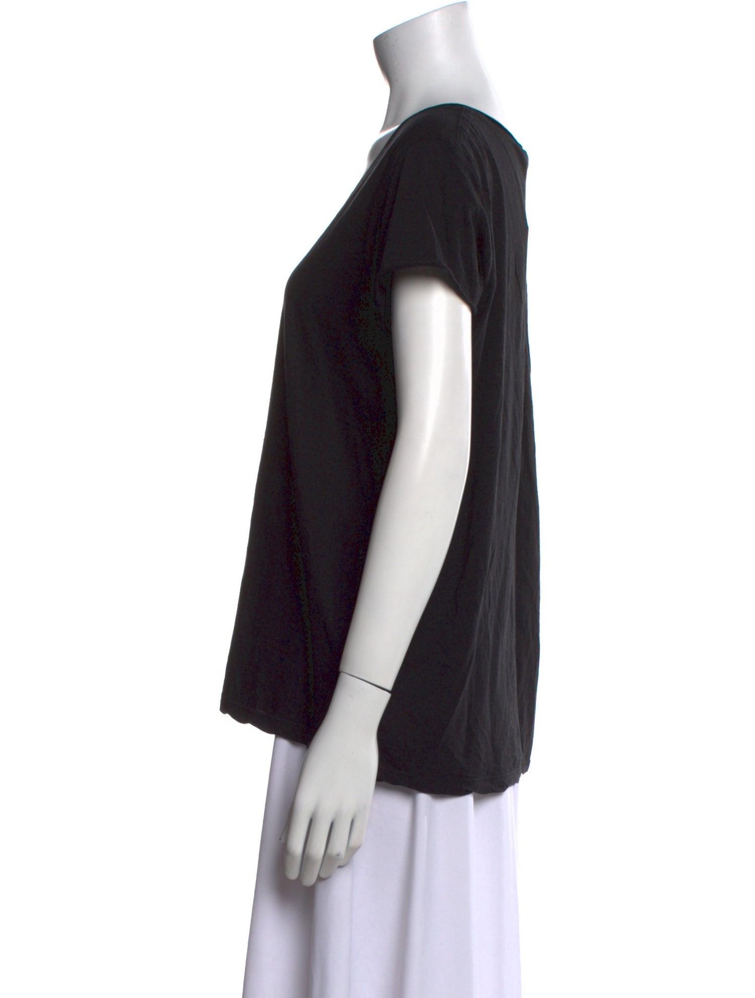 Helmut Lang Scoop Neck Short Sleeve T-Shirt