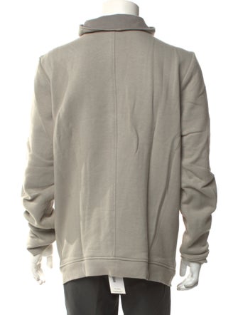 Helmut Lang Mock Neck Long Sleeve Sweatshirt