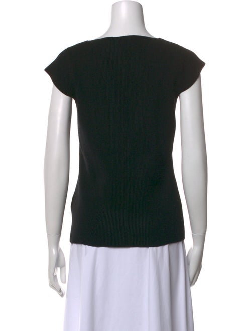 Helmut Lang Square Neckline Short Sleeve Top