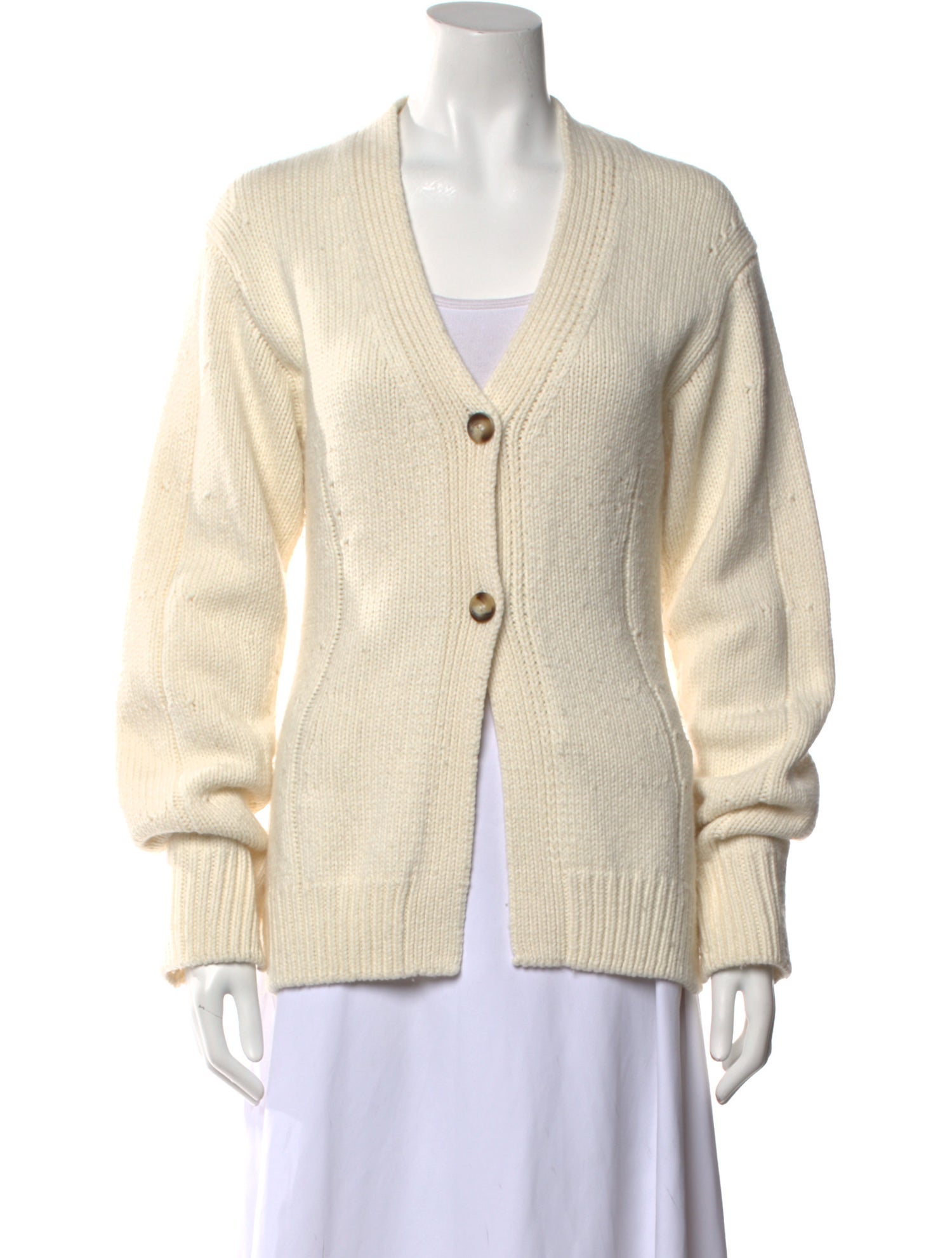 Helmut Lang Wool V-Neck Sweater