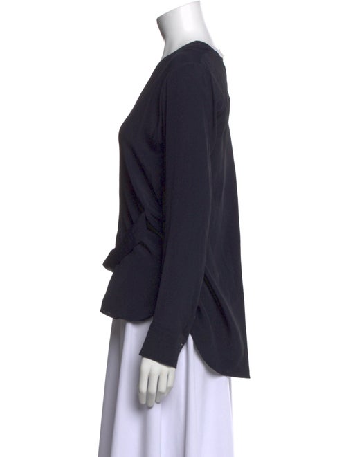 Helmut Lang V-Neck Long Sleeve Top