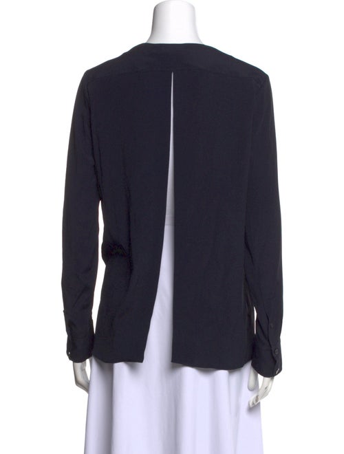 Helmut Lang V-Neck Long Sleeve Top