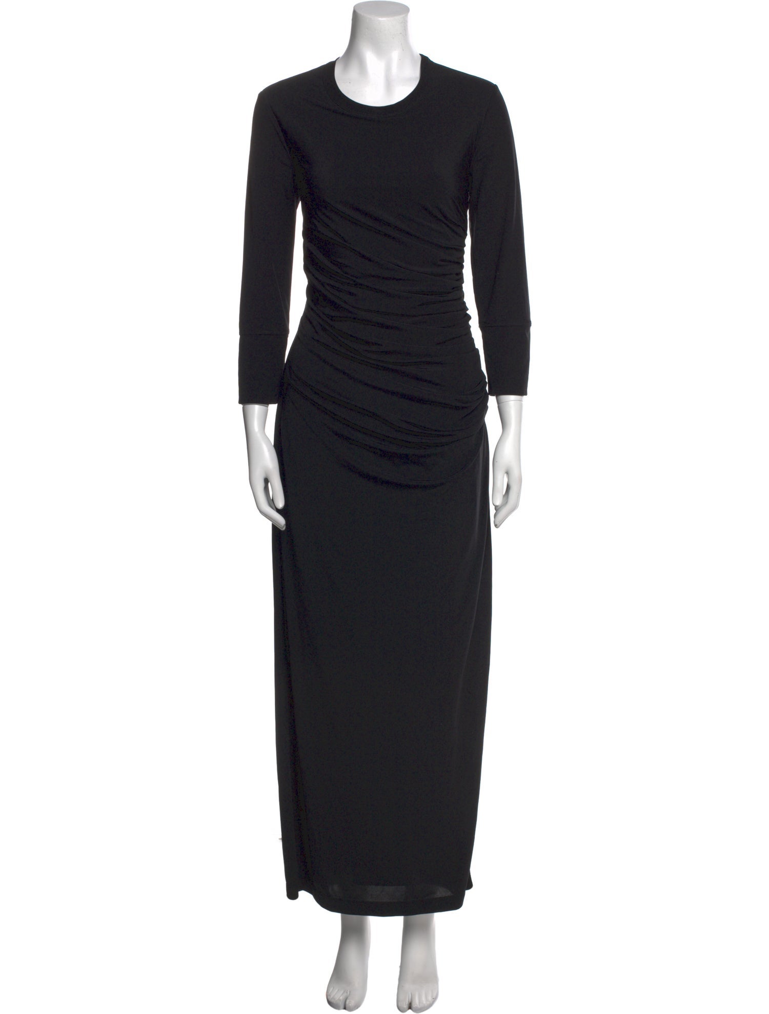Helmut Lang Crew Neck Long Dress
