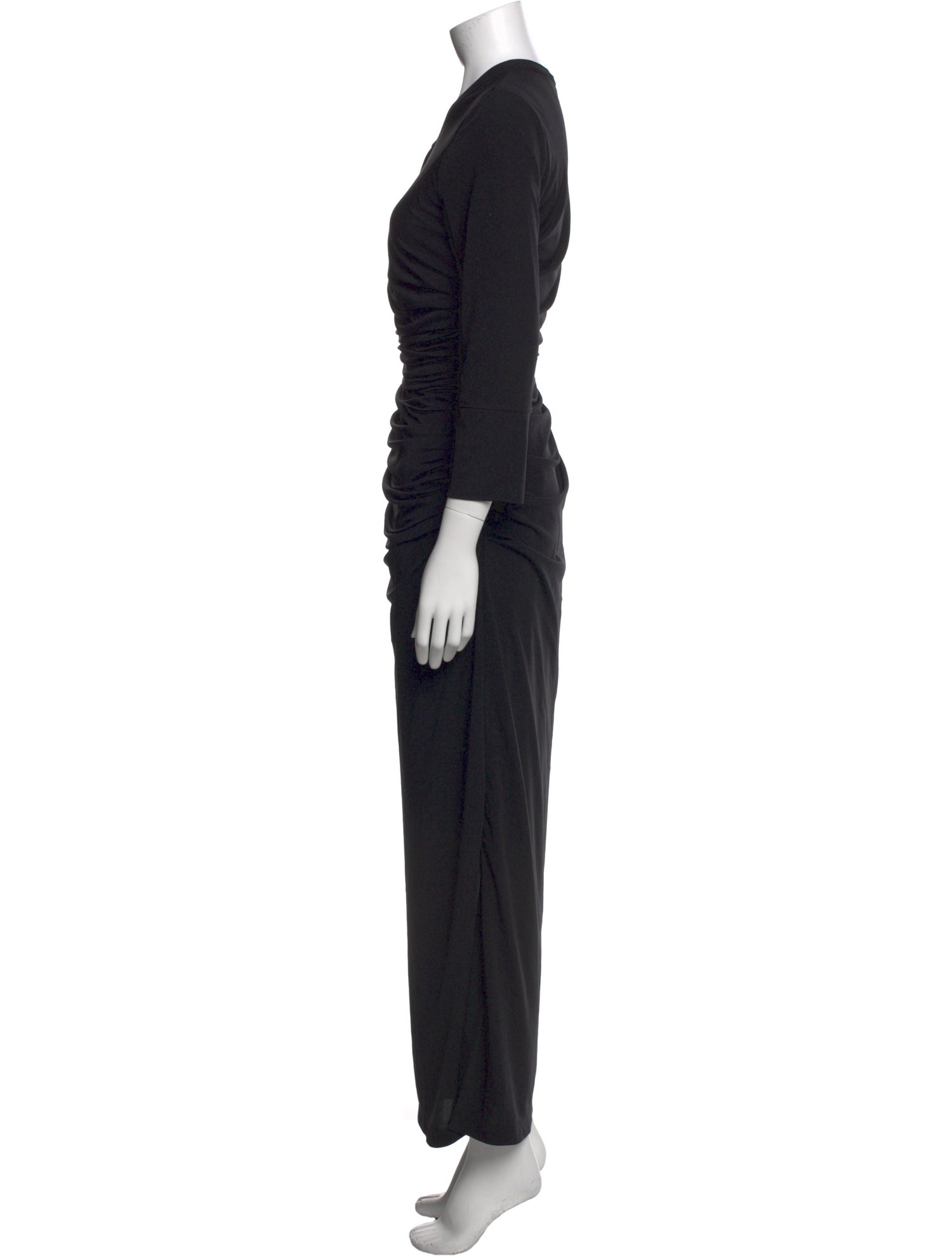 Helmut Lang Crew Neck Long Dress