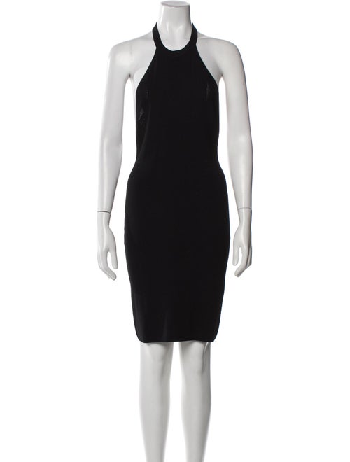 Helmut Lang Halterneck Knee-Length Dress