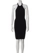 Helmut Lang Halterneck Knee-Length Dress