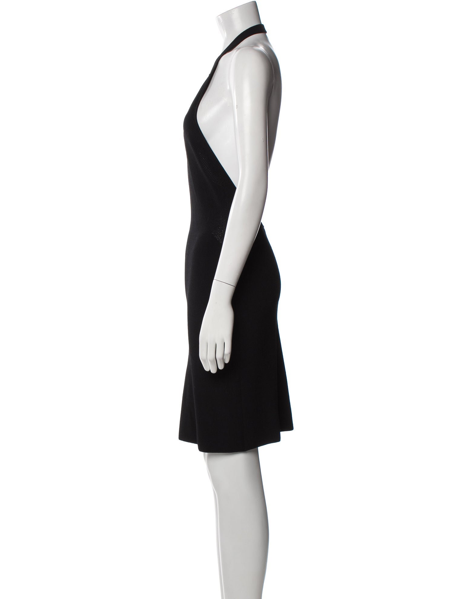 Helmut Lang Halterneck Knee-Length Dress