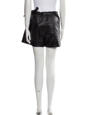 Helmut Lang Leather Mini Shorts