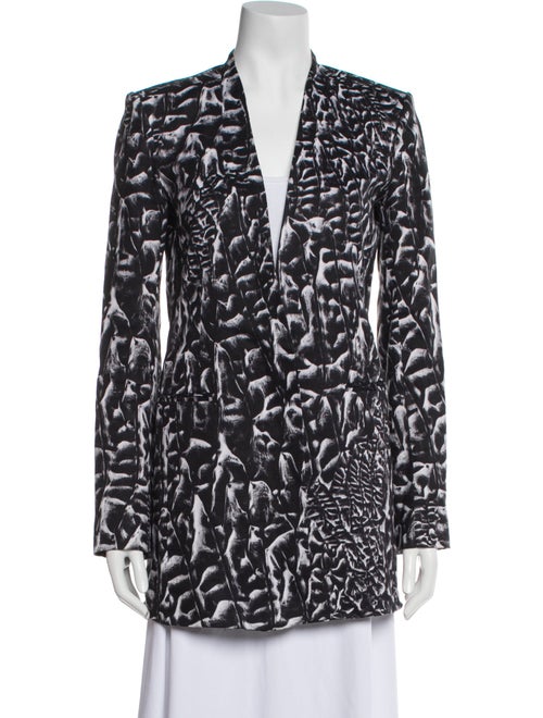 Helmut Lang Linen Printed Coat