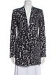 Helmut Lang Linen Printed Coat