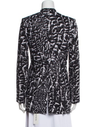 Helmut Lang Linen Printed Coat
