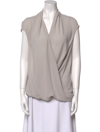 Helmut Lang Cowl Neck Sleeveless Blouse