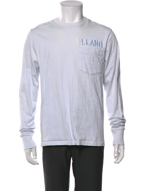 Helmut Lang Graphic Print Crew Neck Sweatshirt