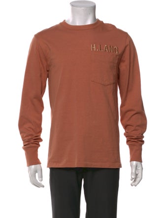 Helmut Lang Graphic Print Crew Neck Sweatshirt