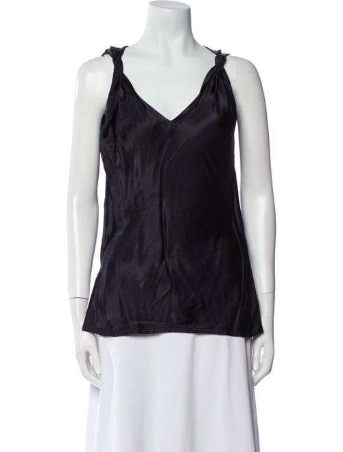Helmut Lang V-Neck Sleeveless Blouse