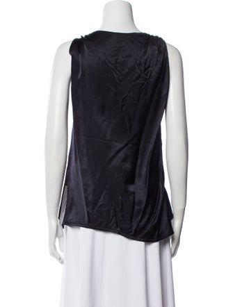 Helmut Lang V-Neck Sleeveless Blouse