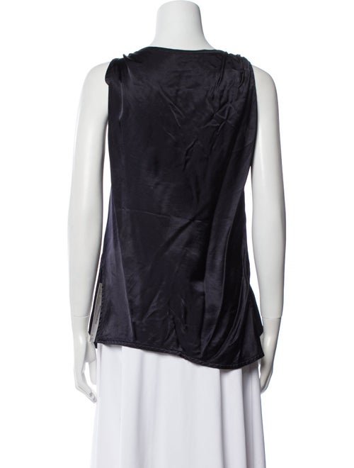 Helmut Lang V-Neck Sleeveless Blouse