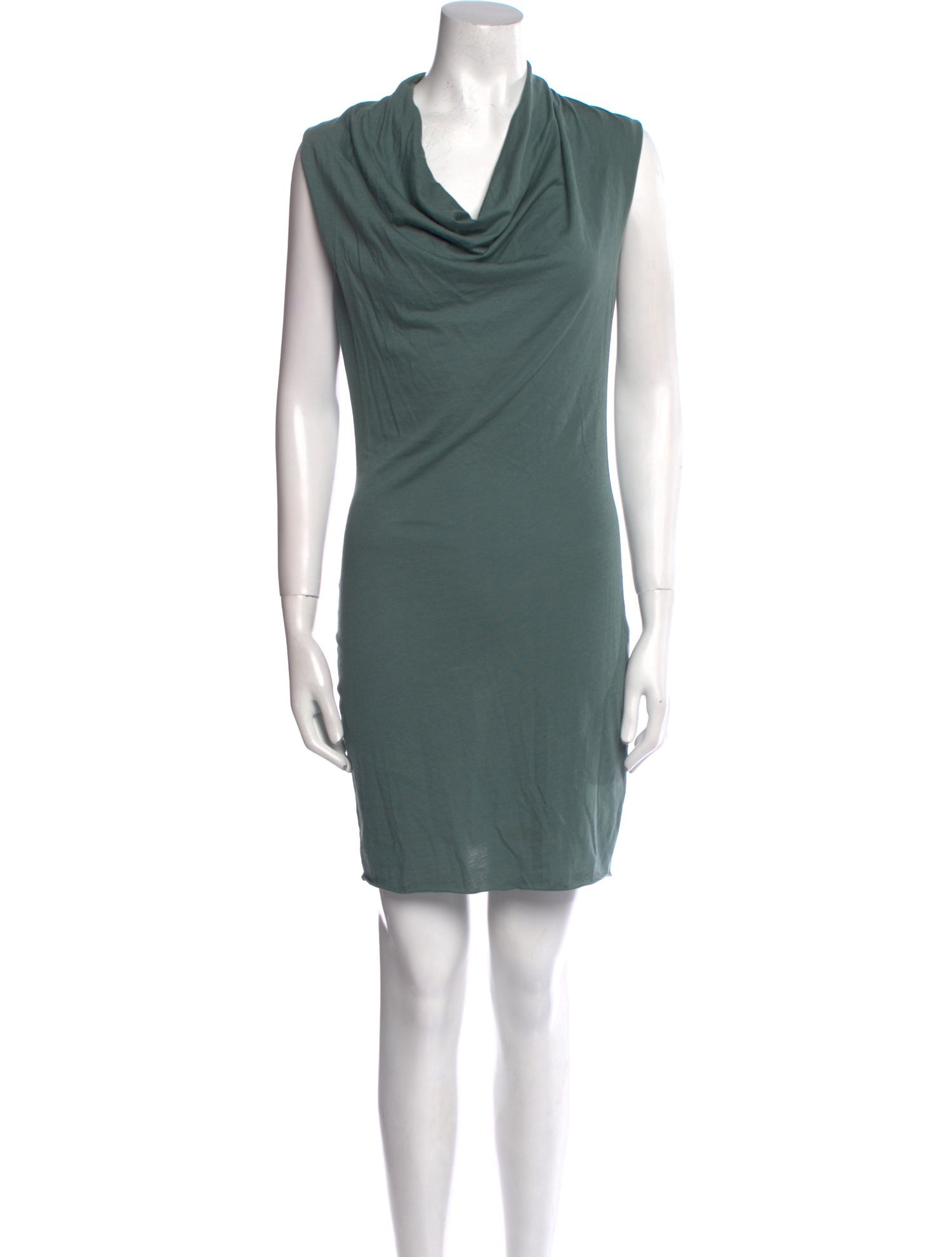 Helmut Lang Cowl Neck Mini Dress