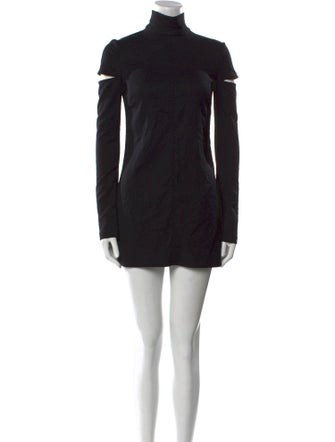 Helmut Lang Turtleneck Mini Dress