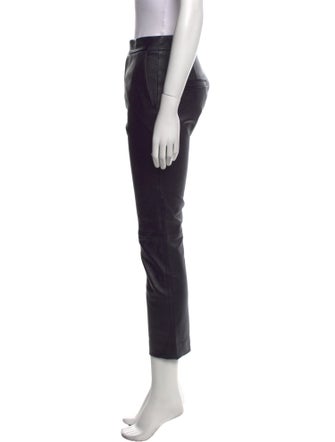 Helmut Lang Lamb Leather Straight Leg Pants