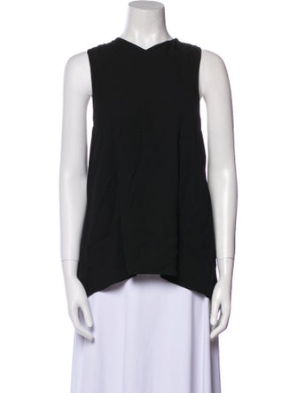 Helmut Lang Crew Neck Sleeveless Top