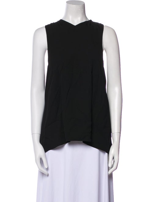 Helmut Lang Crew Neck Sleeveless Top