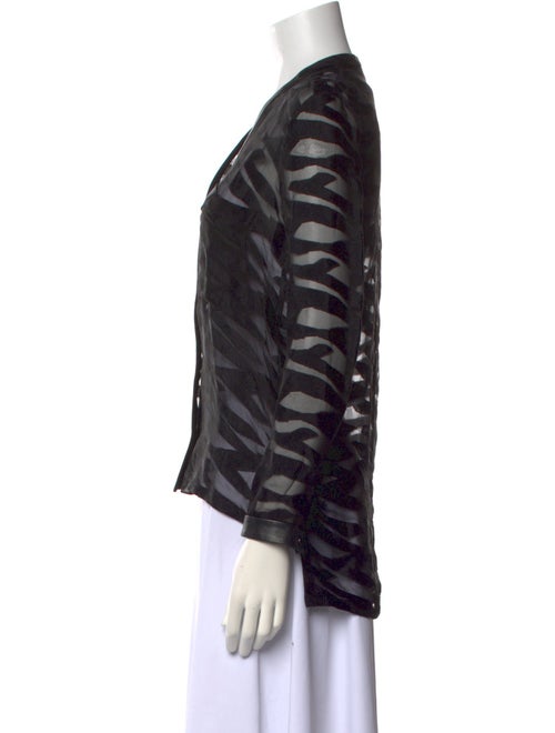 Helmut Lang Printed V-Neck Top