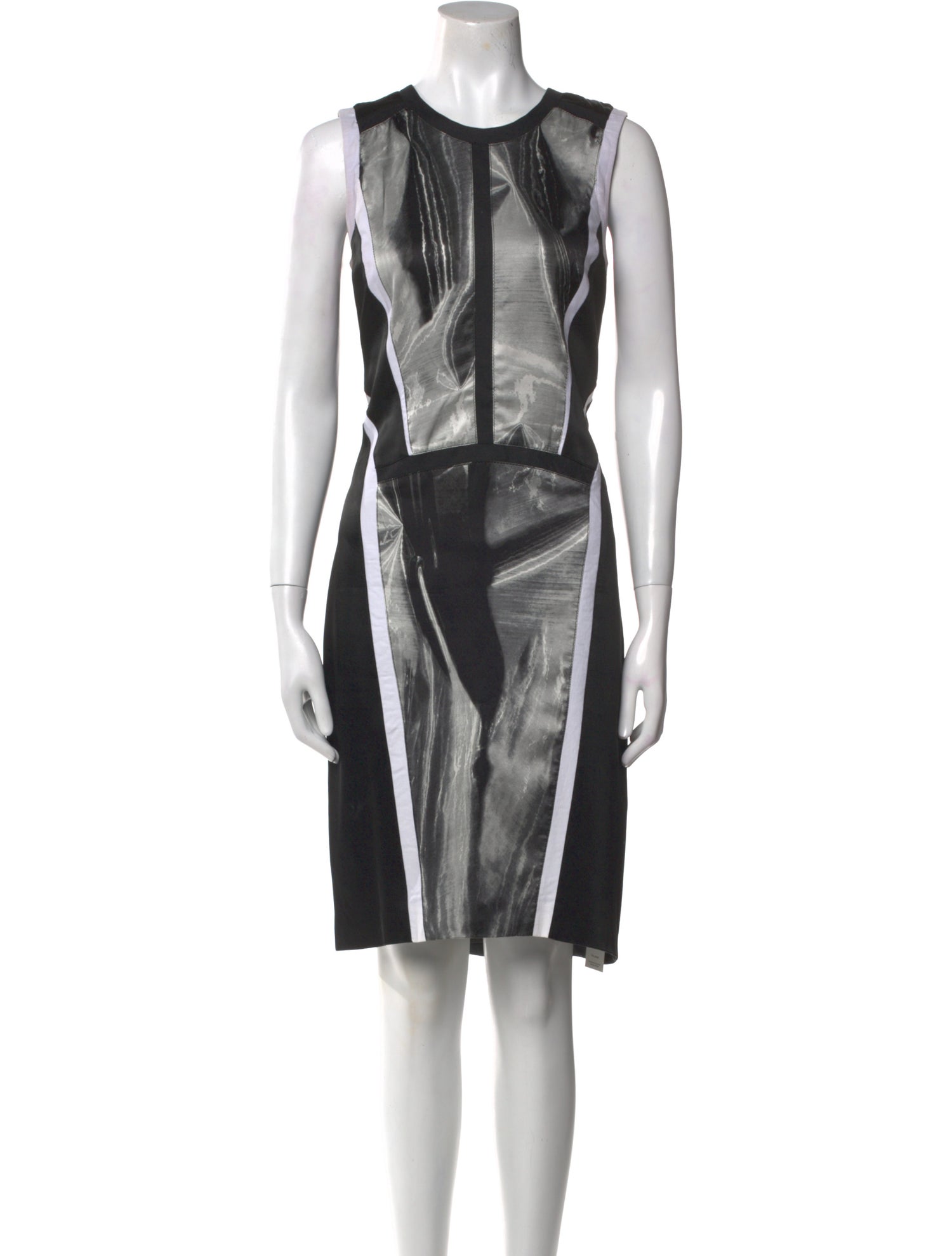 Helmut Lang Printed Knee-Length Dress