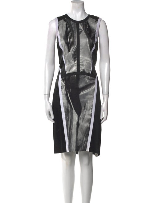 Helmut Lang Printed Knee-Length Dress