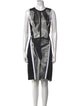 Helmut Lang Printed Knee-Length Dress