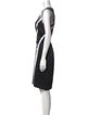 Helmut Lang Printed Knee-Length Dress