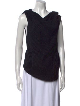 Helmut Lang Wool V-Neck Sweater