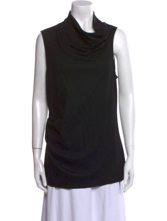 Helmut Lang Wool Cowl Neck Tunic