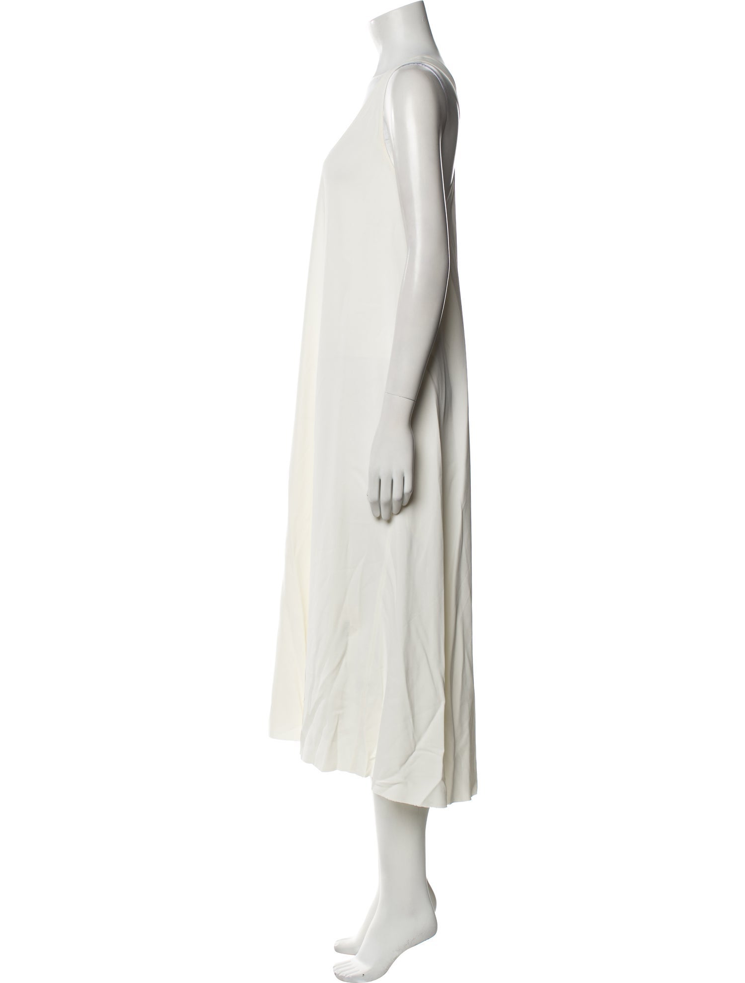 Helmut Lang Scoop Neck Long Dress