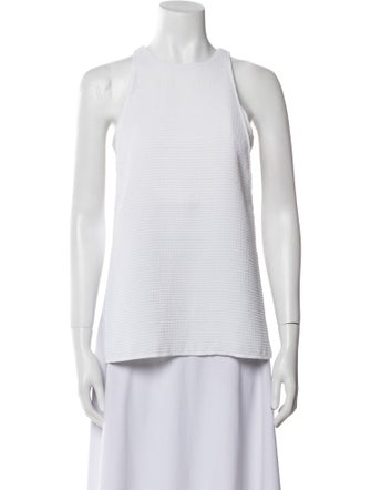 Helmut Lang Crew Neck Sleeveless Top