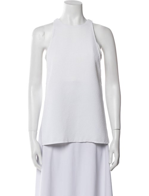 Helmut Lang Crew Neck Sleeveless Top