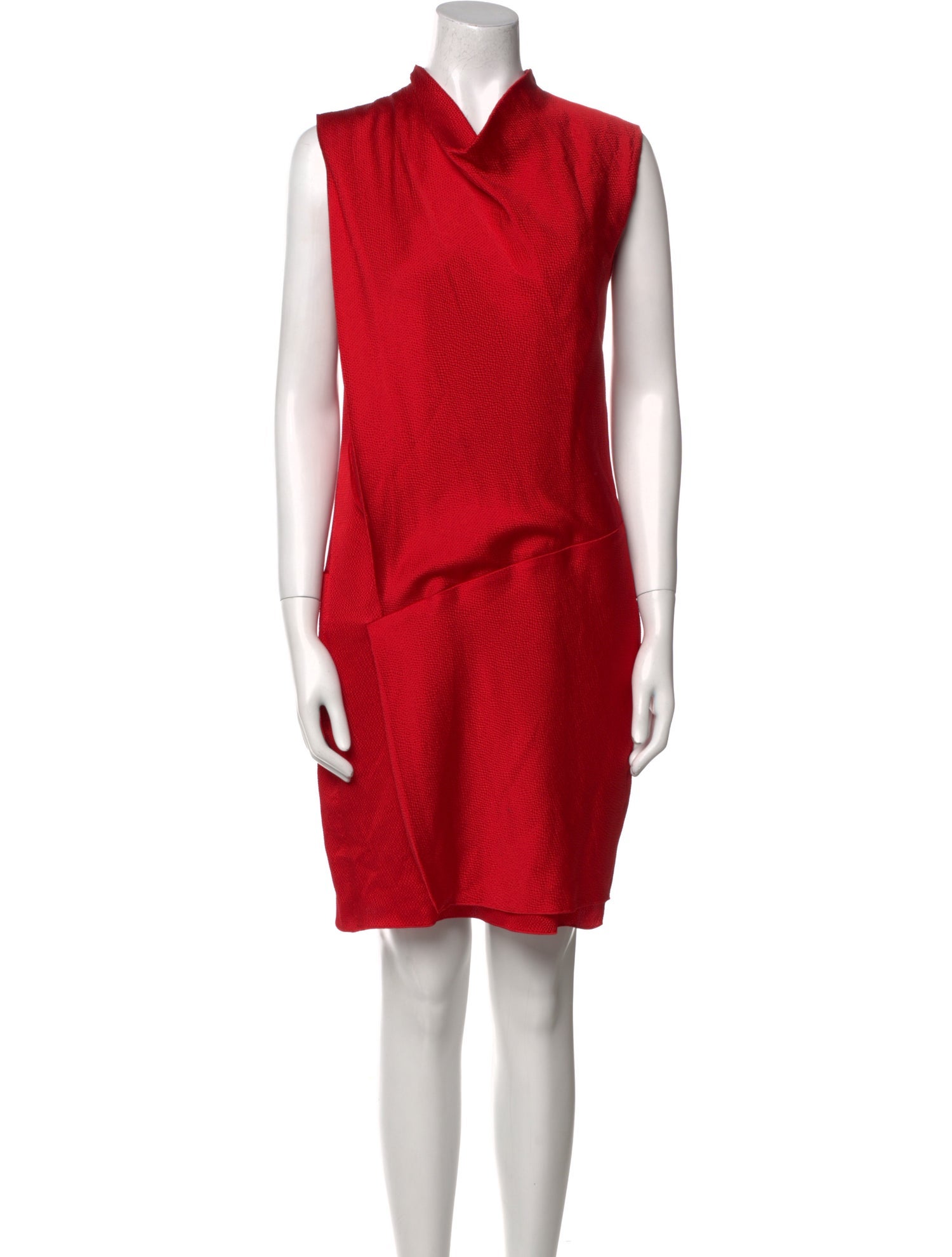 Helmut Lang Silk Knee-Length Dress
