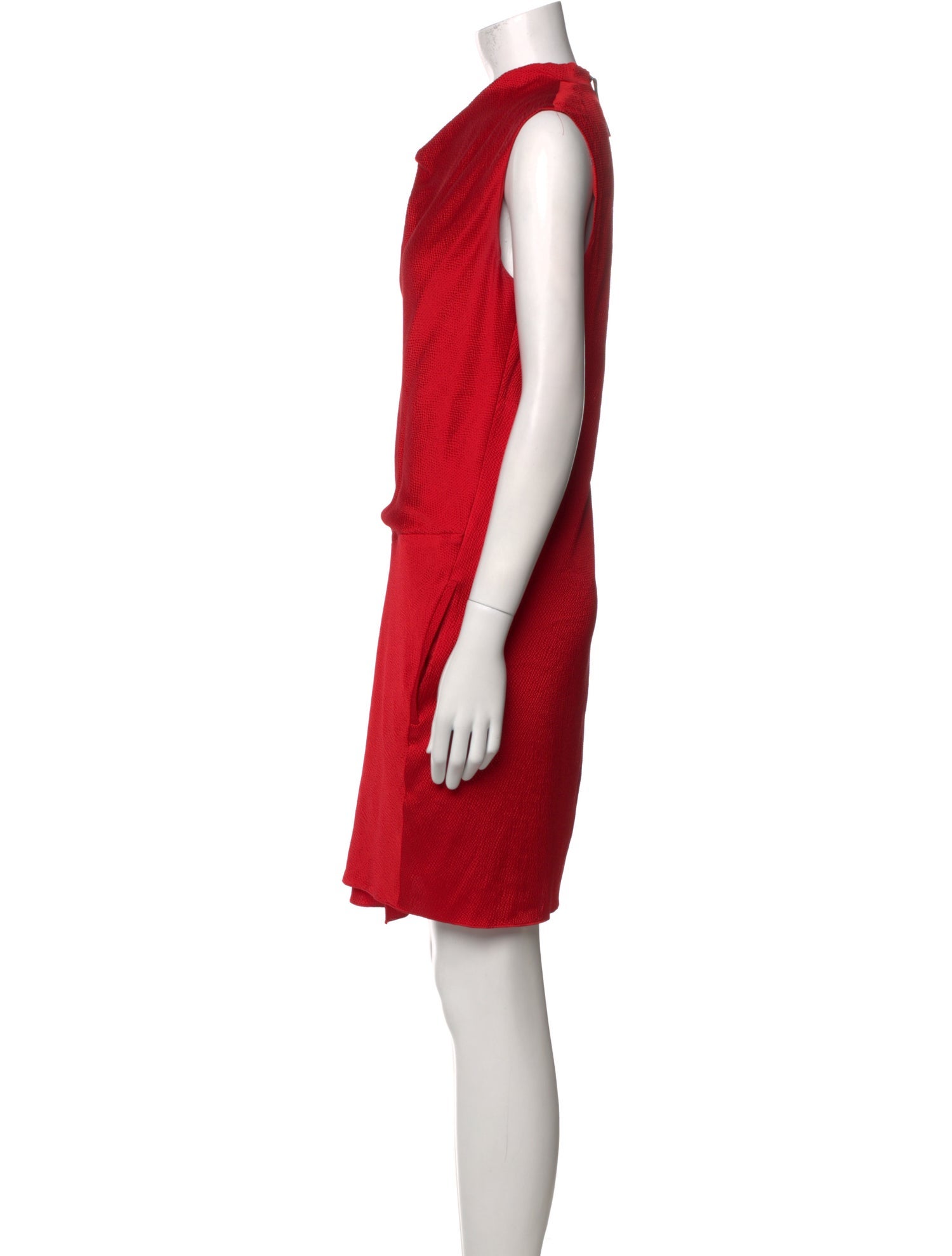Helmut Lang Silk Knee-Length Dress