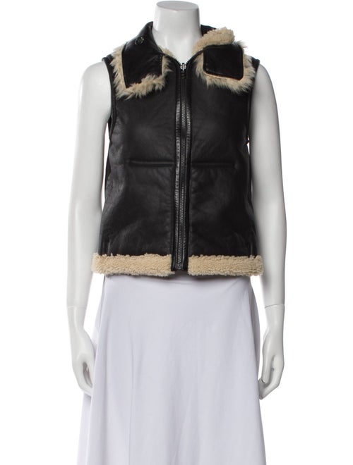 Helmut Lang Shearling Faux Fur Jacket