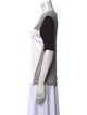 Helmut Lang Colorblock Pattern Scoop Neck T-Shirt
