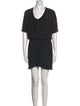 Helmut Lang Scoop Neck Mini Dress