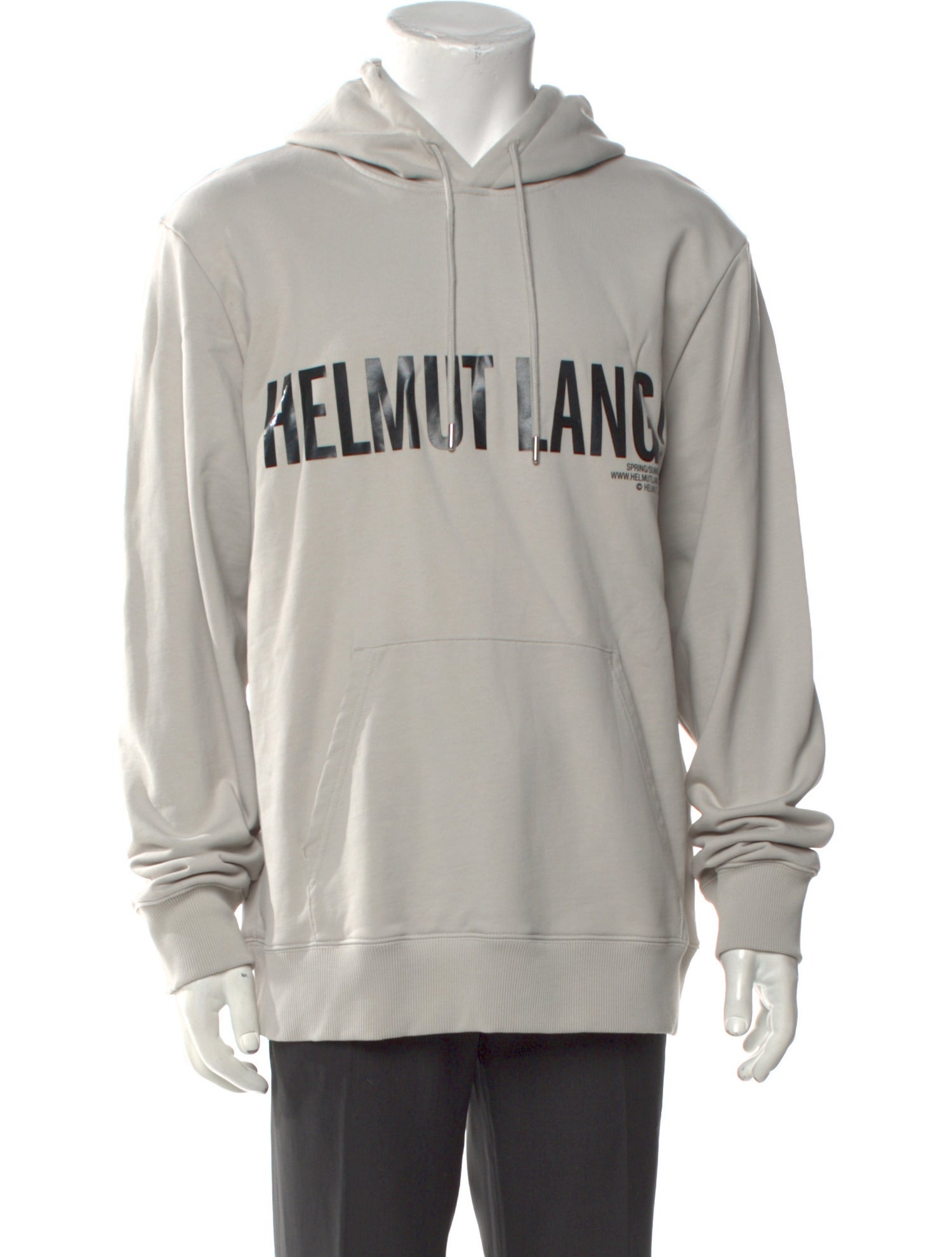 Helmut Lang Graphic Print Crew Neck Hoodie