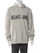 Helmut Lang Graphic Print Crew Neck Hoodie