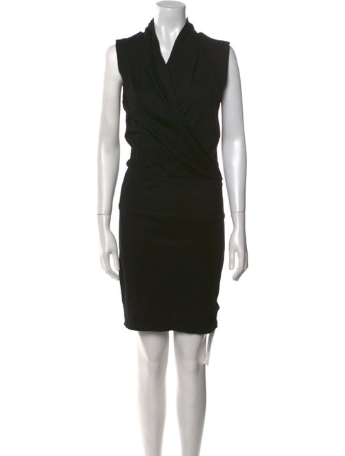 Helmut Lang Cowl Neck Mini Dress