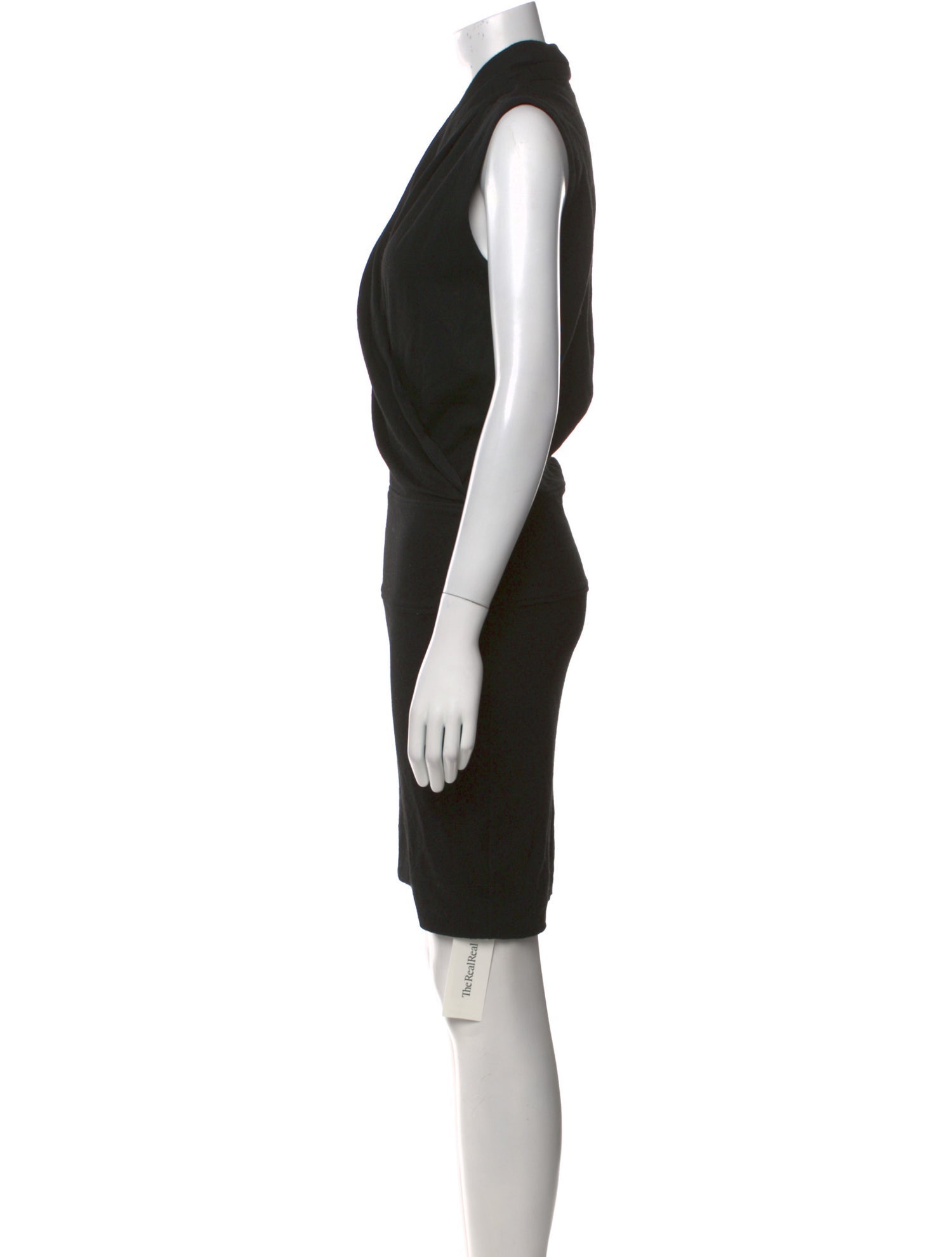 Helmut Lang Cowl Neck Mini Dress