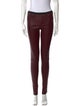Helmut Lang Leather Skinny Leg Pants