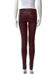 Helmut Lang Leather Skinny Leg Pants