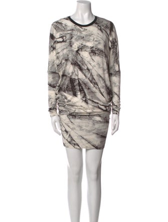 Helmut Lang Printed Mini Dress