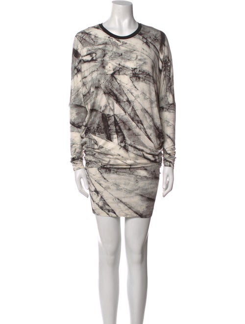 Helmut Lang Printed Mini Dress